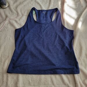 Vineyard Vines Workout Tank Heathered Navy / Black generous XL